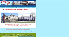 Desktop Screenshot of cityhotelsantarosa.com.ar